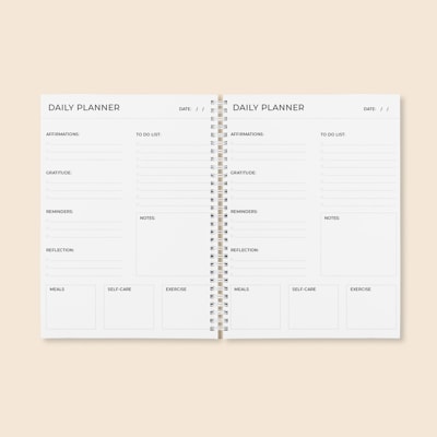 Detailed Daily Planner Spread
